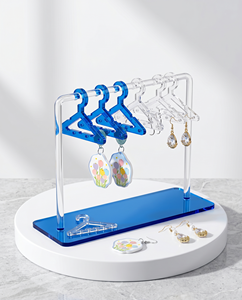 ที่แขวนต่างหูแบบแก้วดีไซน์หรูหรา รุ่น Earring Display Stand ปรับแต่งได้ สำหรับต่างหูเดี่ยว ดีไซน์ทันสมัย - Product Image 2