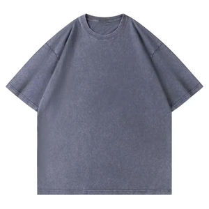เสื้อยืดสปอร์ตสตรีทแวร์ผู้ชายพิมพ์ลายตามสั่ง แห้งเร็ว ผ้าฝ้าย 100% พร้อมโลโก้ลายเรขาคณิต สำหรับโปรโมทแบรนด์ - Product Image 4