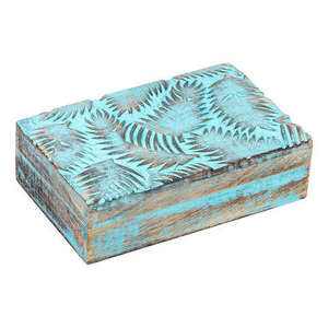 Tree Style Wooden Gift <b>Box</b> <b>With</b> Hand Carved Design <b>Lid</b> For Home Table Top Decorative Use Wooden Gift <b>Box</b> For Jewelry - Product Image 3