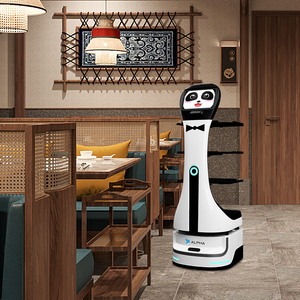 Robot Camarero Autónomo Alpha Panda para Entrega <span class=keywords><strong>de</strong></span> Comida y Bebidas en Restaurantes, con Navegación Láser, Gran Capacidad <span class=keywords><strong>de</strong></span> 4 Niveles - Product Image 4