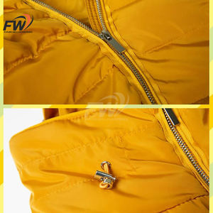 Veste matelassée imperméable en duvet de canard pour femme, mi-longue, légère, douce, coupe-vent, avec fermeture éclair, personnalisable OEM, de haute qualité - Product Image 4