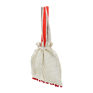 Custom Printed Jute Pouch with Handle Natural Fiber <b>Reusable</b> <b>Bag</b> for Branding Gifts and Wholesale Supply - Product Image 4