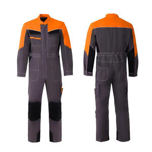 Vêtements de travail en tissu personnalisés avec bandes réfléchissantes, combinaison de travail d'usine, uniforme de réparation automobile, combinaison de travail - Product Image 2