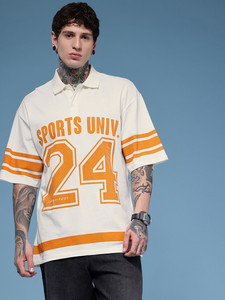 เสื้อโปโลผู้ชายสไตล์สปอร์ต พิมพ์ลายสกรีนตามสั่ง แขนสั้น ทรงโอเวอร์ไซส์ เสื้อผ้ากีฬาพิมพ์ลาย ผ้าฝ้ายลำลอง เสื้อโปโลสำหรับกิจกรรมกลางแจ้งสำหรับผู้ชาย - Product Image 3