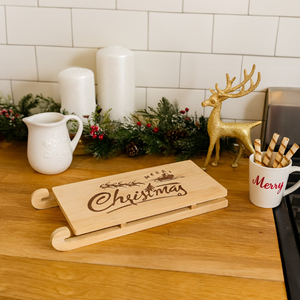 Premium Bamboo <b>Serving</b> <b>Tray</b>, Natuaral Christmas <b>Serving</b> Board With Customize Print, Wholesale Christmas Decoration From Vietnam - Product Image 5