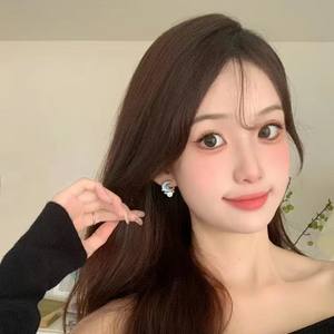 Pendientes de Plata de Ley S925 con Perlas de Agua Dulce, Concha de Abulón, Estrella y Luna, Joyería al por Mayor y al por Menor - Product Image 2