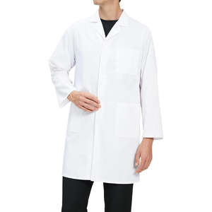 Blouse de laboratoire blanche pour homme, uniforme d'hôpital, prix usine, blouse médicale à manches longues pour homme, vente en gros, blouse de clinique pour homme - Product Image 3