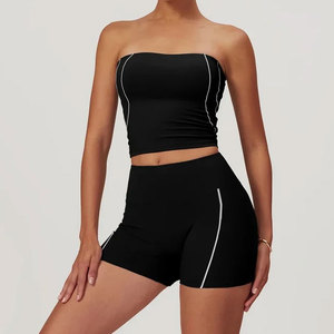 T-shirt court de yoga pour femme, sans manches, ajusté, respirant, coupe moulante, idéal pour l'été – Collection Hot Sale - Product Image 1