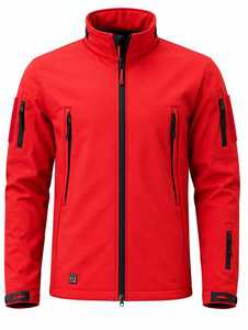 Chaqueta Soft Shell Premium de Invierno, Impermeable, Cortavientos, con Cuello Alto, Logotipo Personalizado, para Exteriores - Product Image 1