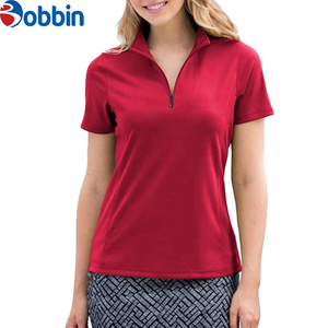 Polo pour femme en coton 100% avec logo, coupe ample et confortable, marque privée - Product Image 4