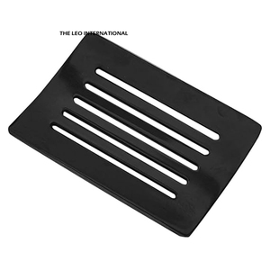 Porte-savon rectangulaire en aluminium noir au design vintage fantastique – Nouveauté très prisée pour la salle de bain - Product Image 1