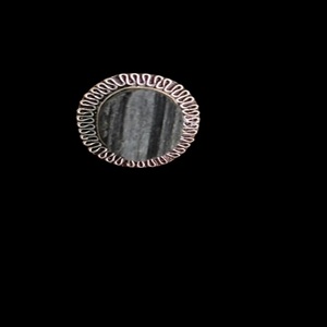 Wholesale Beautiful Super Quality Natural <b>Crystal</b> Black tourmaline Silver Electroplated Ring Beautifully Polished with High Qu - Product Image 3