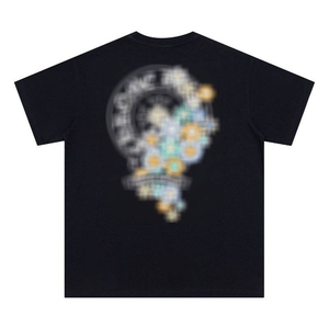 Wholesale Customization Casual Regular Fit O-Neck <b>Skulls</b> Printed Breathable Street Hip-hop Short Sleeve <b>Men's</b> 100% Cotton - Product Image 5