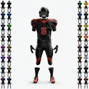 Fabricant de vêtements de sport sur mesure OEM ODM, uniformes de football américain professionnels rembourrés et légers pour adultes, kits complets personnalisés - Product Image 1