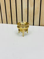 Loupe de table en laiton massif de 1,5 pouces avec support |   Loupe de bureau en laiton massif