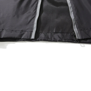 Streetwear Fashion Clothing Supplier Low MOQ Two Tone Hooded Windbreaker Custom Logo <b>Print</b> Running Track Jacket Gym Tracksuits - Product Image 6