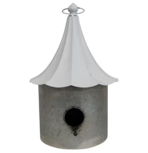 Maisons pour oiseaux en métal, faites à la main en Inde, modernes, pour jardin extérieur, style rustique naturel, meubles pour animaux de compagnie, best-sellers - Product Image 5