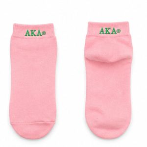 AKA Anklet 3 Pack Pink No Show <b>Socks</b> Soft Stretch Low Cut Everyday Comfort <b>Socks</b> for Women Alpha Kappa Alpha Casual Footwear - Product Image 1