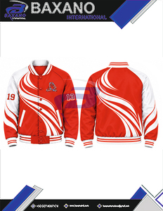 Delta | Sigma | Theta <b>Women</b> Red White Contrast Satin Varsity <b>Jacket</b> <b>Embroidered</b> Greek Letter Striped Knit Collar Cuffs Outerwear - Product Image 6