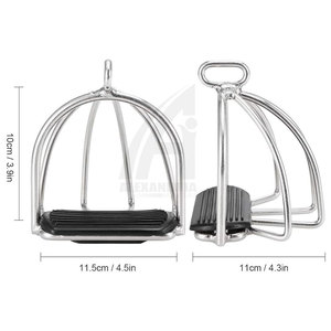 Étriers de selle western robustes en métal pour l'équitation en trail et à la ferme, qualité supérieure, par Alexandria Industries - Product Image 2