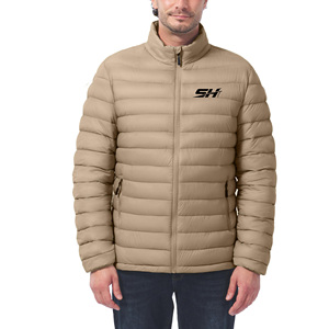 Chaqueta Acolchada para Hombre al por Mayor, Multicolor, Ligera, Impermeable, Ecológica, Transpirable, 100% Poliéster, Chaquetas Acolchadas de Invierno - Product Image 1