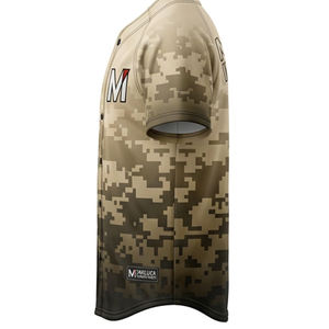 Camiseta de Béisbol Sublimada Personalizada Profesional, Tela que Absorbe la Humedad, Nombre del Equipo y Número Impresos, Uniformes Deportivos - Product Image 5