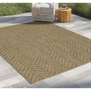 Tapis d'intérieur/extérieur Earth GC_NTL1013, 7 pieds 10 pouces X 10 pieds 3 pouces Jute/Mocha 10 pouces 3 en 1. - Product Image 1