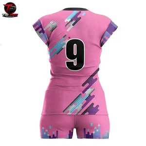 Conjunto de Camiseta y Pantalones Cortos de Voleibol para Mujer, Uniforme Deportivo de Poliéster Transpirable de Secado Rápido, Kit Personalizado para Equipo - Product Image 3