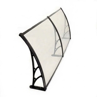 Plaque en polycarbonate résistante aux intempéries et aux UV, plaque en PC résistante aux UV pour auvent de balcon