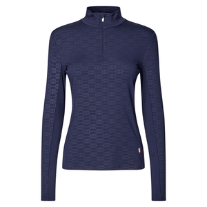 High Quality 4way Stretch Horse Riding Equestrian Shirt Top <b>Base</b> <b>Layer</b> Competition Show Shirt Polo in Soft Feel Technical Fabric - Product Image 3