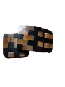 Premium Horn <b>Coasters</b> with Smooth Polished Finish Rustic Handmade Horn <b>Coasters</b> for Coffee <b>Tables</b> Designer Buffalo Horn <b>Coasters</b> - Product Image 1