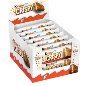 Wholesale Kinderr Crispy Crunchy 14x34g Milk Chocolate <b>Snack</b> with Crunchy Layers Factory Rate Chocolate - Product Image 1