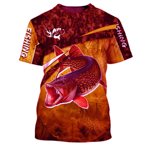 T-shirt de sport pour homme, coupe classique, confortable, vêtements de plein air, design personnalisé, imprimé par sublimation, vêtements décontractés, pêche, séchage rapide - Product Image 1
