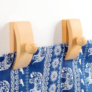 Solid Mango and Acacia Wooden Wall Peg <b>Hook</b> Modern Grip Knob Decorative Hanger for Entryway Storage Home Decor and Organizatio - Product Image 6
