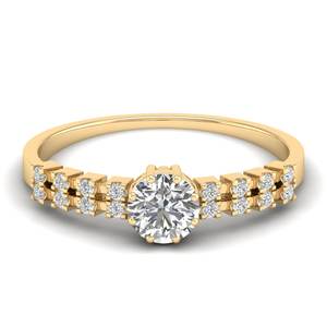 Anillo de compromiso REYES con corte brillante redondo de 0,61 quilates para mujer, joyería fina certificada GRA de Plata de Ley 925 Original - Product Image 6