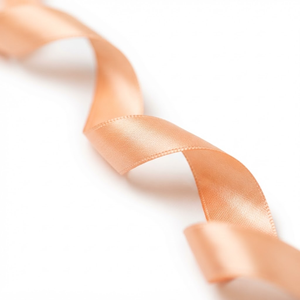 6mm Peach Single Face Satin <b>Ribbon</b> Customizable Manufacturer 350 Meter Roll for <b>Wedding</b> Favors Bridal Gift Packaging Wholesale - Product Image 3