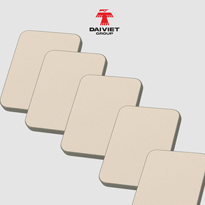 แผงตกแต่งถ่านไม้ไผ่พีวีซีขนาด1220x2440มม. แผ่นพลาสติกทนไฟขอบเรียบสำหรับห้องนั่งเล่นที่มีความหนาแน่น0.57กรัม/cm3 - Product Image 2