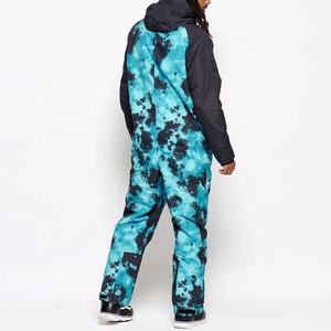 Waterproof One Piece Ski Suit <b>Men</b> Women Winter Snowboard Suit Thermal Hooded Jumpsuit Outdoor Sports Wear <b>Camo</b> Skiing Coverall - Product Image 4