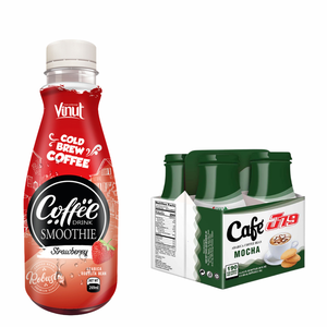 Bebida de Café Frío, Granos de Arábica y Robusta, Lata de Aluminio de 270 ml, 10% de Azúcar, Sin Lácteos ni Gluten, Marca Privada VINUT, OEM, Venta al por Mayor - Product Image 1