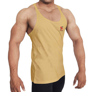 Débardeurs pour hommes de musculation, en mélange de coton robuste, avec coutures renforcées, de bonne qualité et durables - Product Image 1