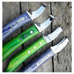 Nouveau cheval maréchal-ferrant outil Instrument vétérinaire sabot coupe couteau lames tranchantes boucle sabot couteau Double-bord lame maréchal couteau - Product Image 5