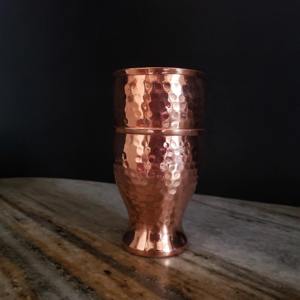 Vasos de Cobre con Textura Martillada de Estilo Moderno, Ideales para Beber Agua o Cerveza, Vaso de Cobre Puro y Artículos de Bebida Saludables para Uso Doméstico - Product Image 5