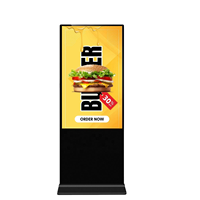 Affichage numérique interactif à écran tactile personnalisé et kiosque totem pour la signalisation des centres commerciaux CE FCC RoHS