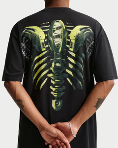 T-shirts Homme Col Rond 100% Polyester Imprimé Squelette Tissu Anti-Plis Coupe Oversize Motif Uni Impression Numérique – Meilleures Ventes - Product Image 2