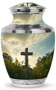 Urnes pour adultes en laiton Urnes faites à la main pour urnes décoratives masculines et féminines Urnes funéraires de haute qualité - Product Image 6