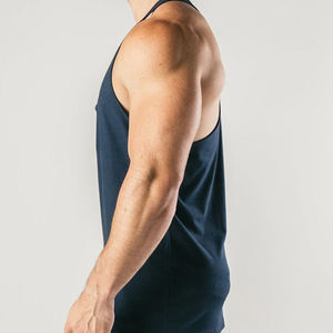 Débardeur 100 % coton à séchage rapide, sans manches, pour sport, entraînement, avec logo personnalisé, style musculaire, imprimé, pour gym et fitness – Vente en gros - Product Image 5