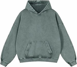 Unisex <b>Pink</b> Hooded <b>Sweatshirt</b> Regular Fit Solid Color Cotton Fleece Casual Winter Wear Quick Dry Breathable Customized Design - Product Image 3