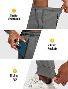 Ensemble 2 pièces unisexe décontracté pour homme : sweat à capuche et pantalon de jogging en polaire respirant, polyester/coton, grandes tailles, logo personnalisé, collection Printemps - Product Image 6