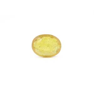 พลอยแซฟไฟร์สีเหลืองทรงรีขนาด 5.85 กะรัต สำหรับเครื่องประดับชั้นดี - Product Image 2