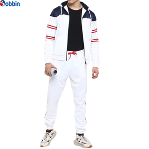 Ensemble de survêtements OEM personnalisés, très demandés, nouveau style, en gros, à rayures, couleur personnalisée, pour la gym et l'entraînement sportif - Product Image 3